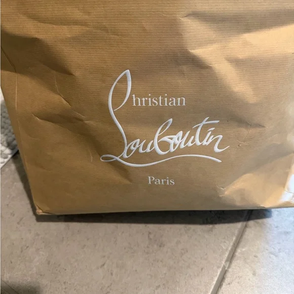 Christian Louboutin Black Suede Spiked Sneakers